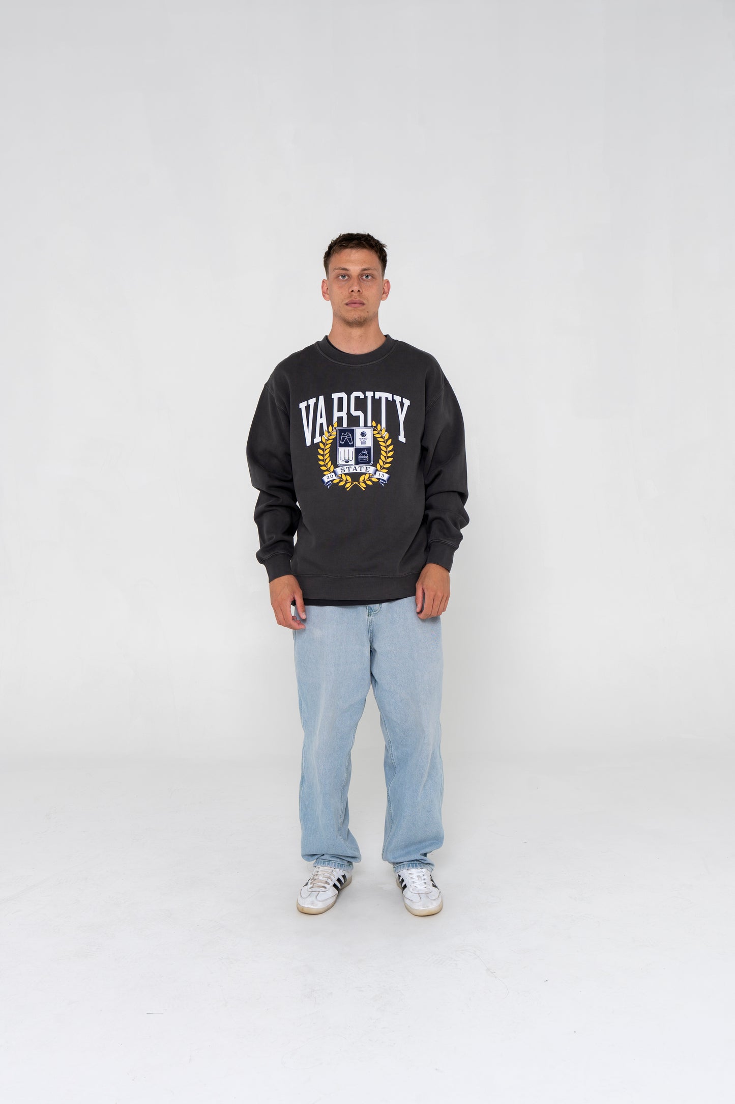 Varsity Crest Crewneck